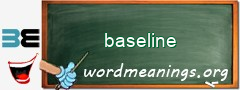 WordMeaning blackboard for baseline